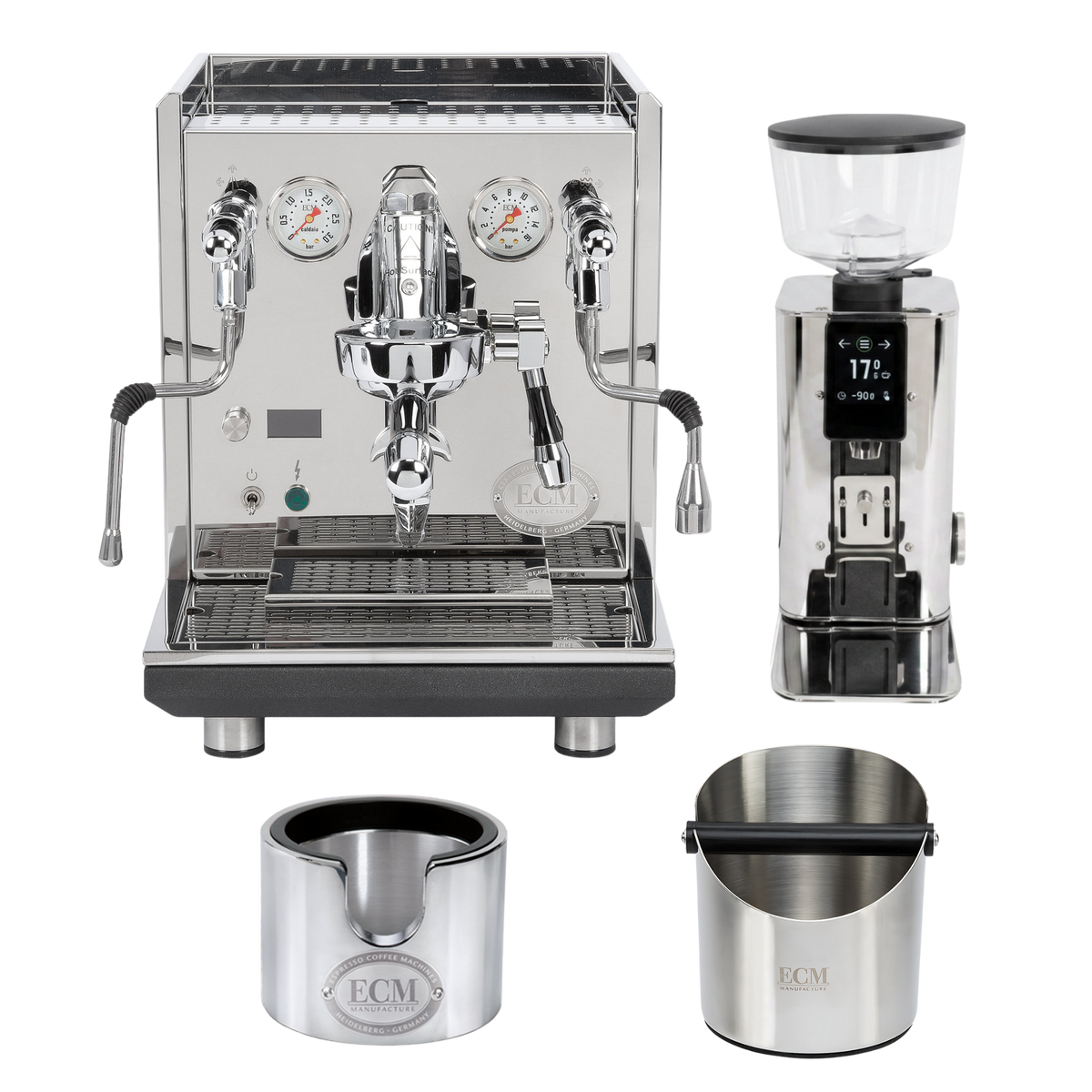 ECM Synchronika II Dualboiler mit Exacto Bundle