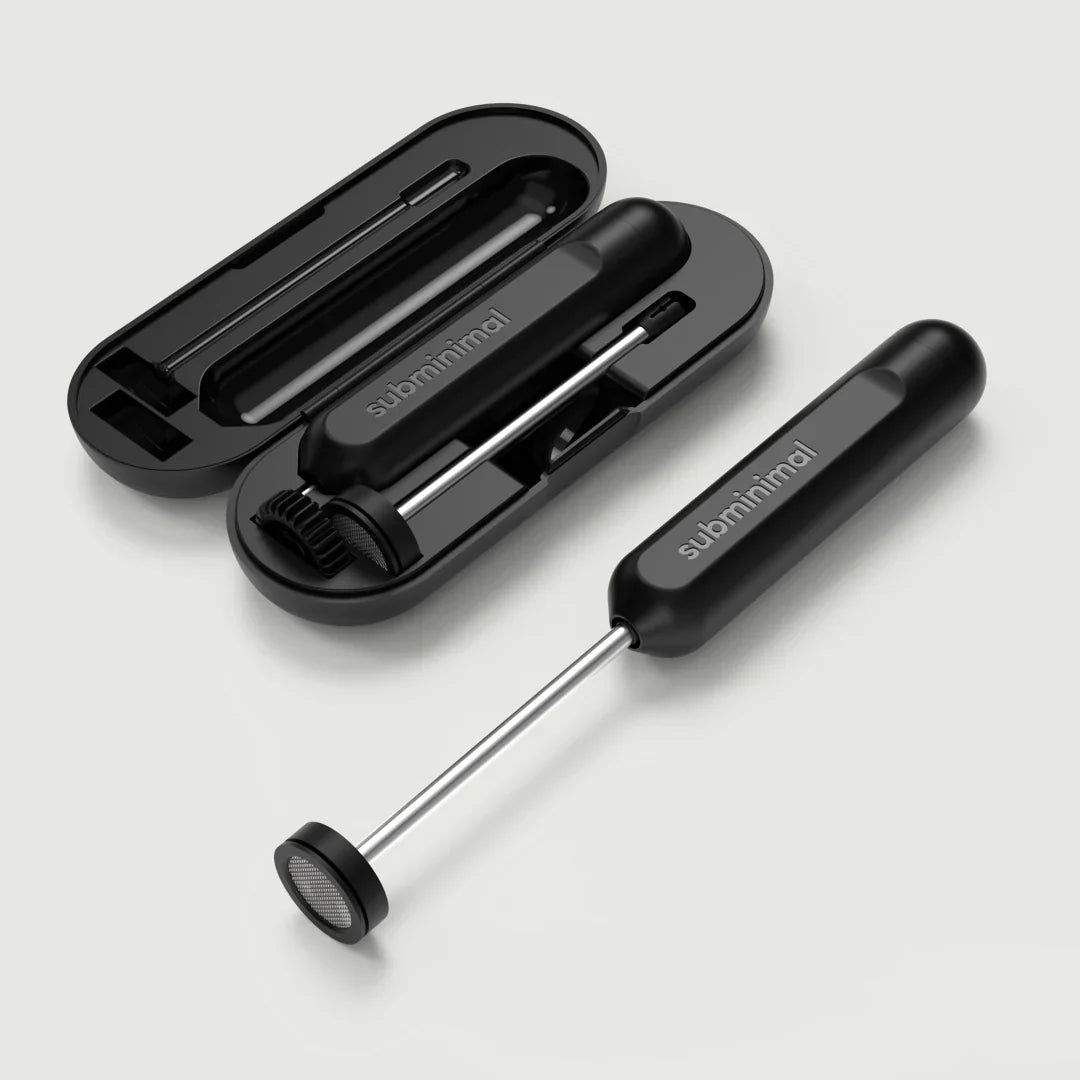Subminimal Setup für Einsteiger: 3 sinnvolle Kombinationen ohne Zubehör-Overkill – Subminimal NanoFoamer GO – Black bei BaristaYOU