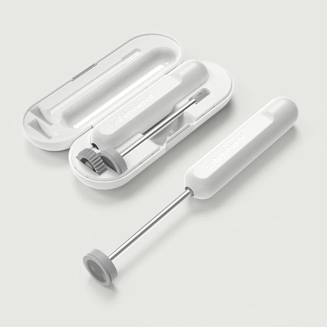 NanoFoamer GO White: Der helle Subminimal für moderne Küchen – Subminimal NanoFoamer GO – White bei BaristaYOU