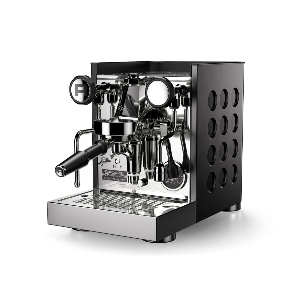Rocket Appartamento TCA Schwarz Mahlkönig E64 WS Schwarz Bundle – BaristaYOU Produkt- und Bundle-Foto