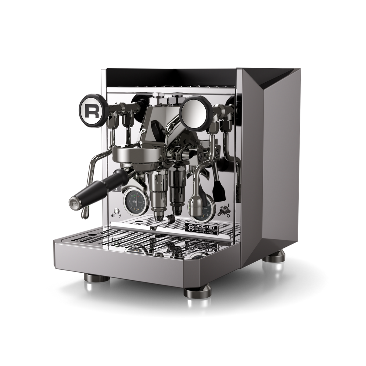 Rocket Giotto V FAST mit Mahlkönig E64 WS Weiß – BaristaYOU Produkt- und Bundle-Foto