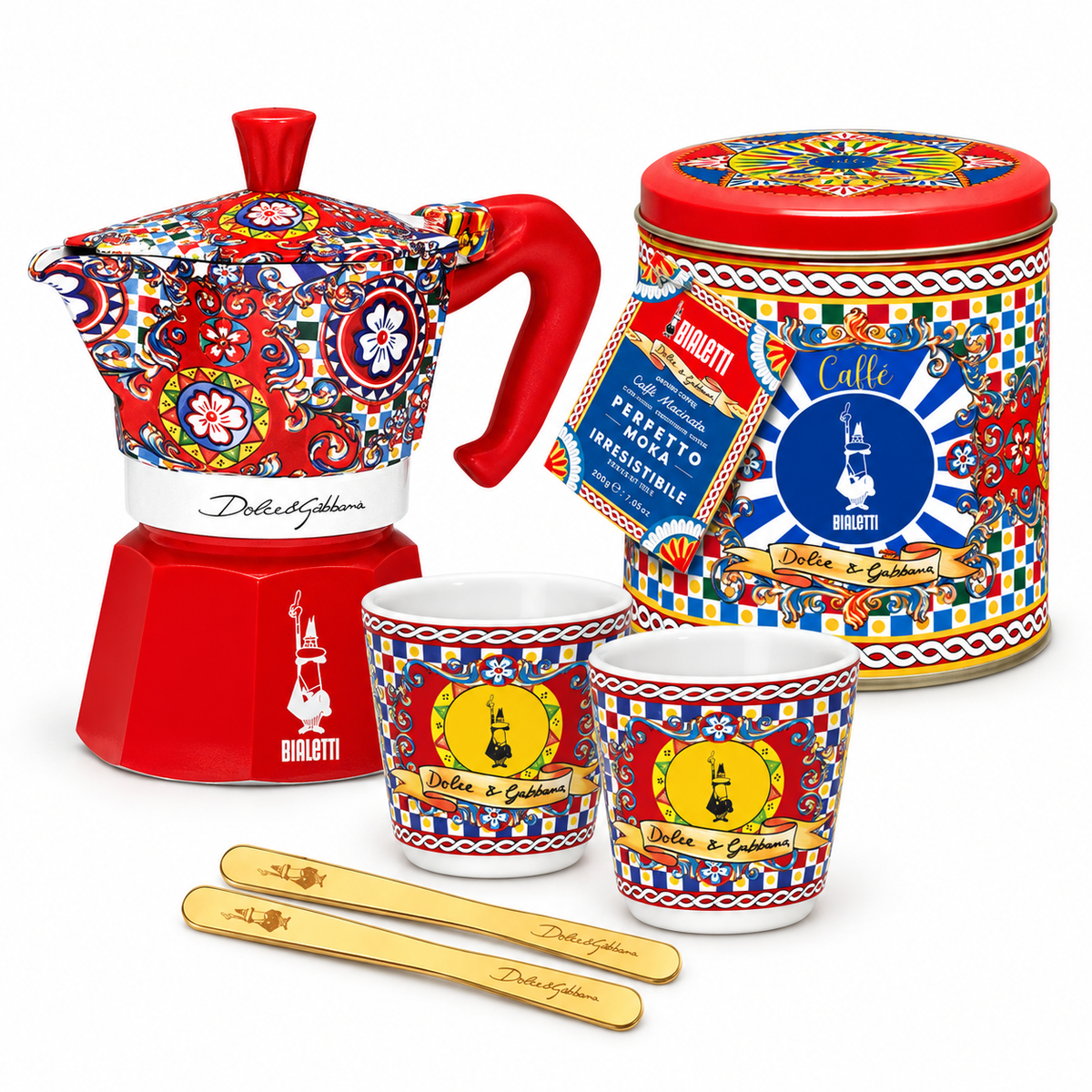 Bialetti Dolce & Gabbana Sicilian Cart Geschenkset Produktfoto im BaristaYOU-Shop