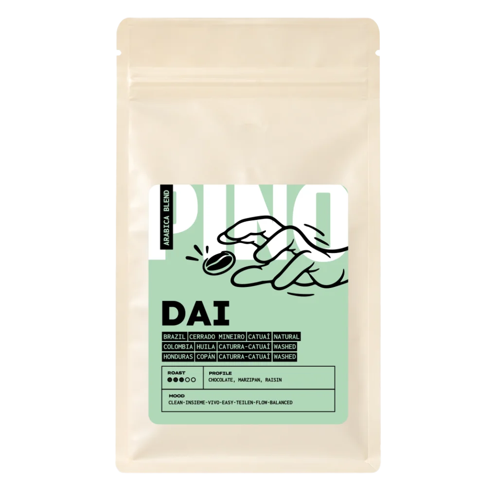 Welcher PINO-Kaffee für Siebträger, Filter, Cappuccino oder Espressokocher? – PINO Dai – 100 % Arabica Espresso Blend bei BaristaYOU
