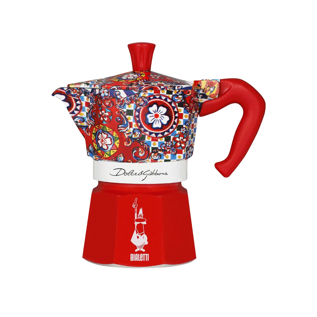 Bialetti Dolce&Gabbana Moka Express Sicilian Cart – 6 Tassen