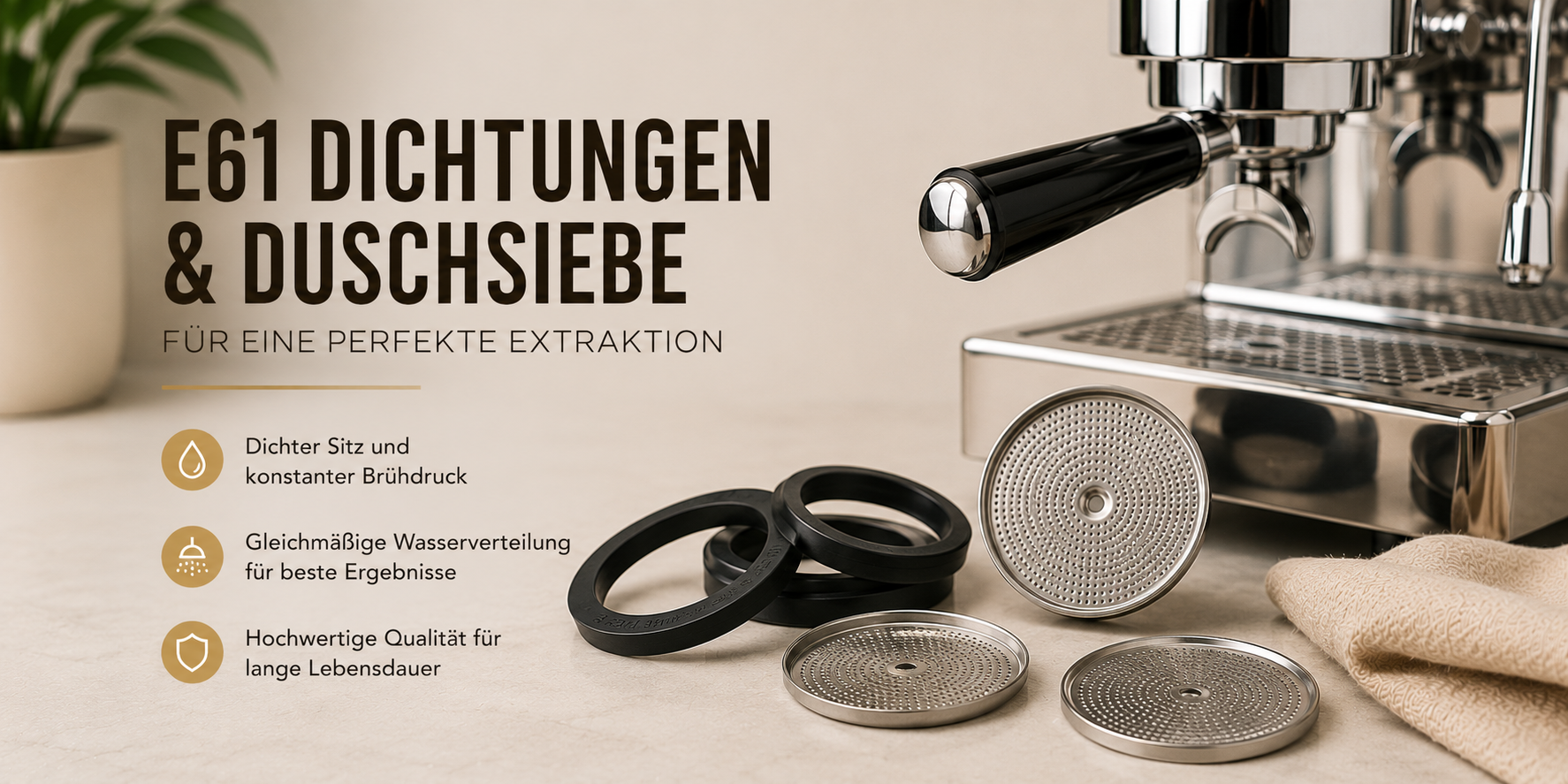 E61 Dichtungen & Duschsiebe