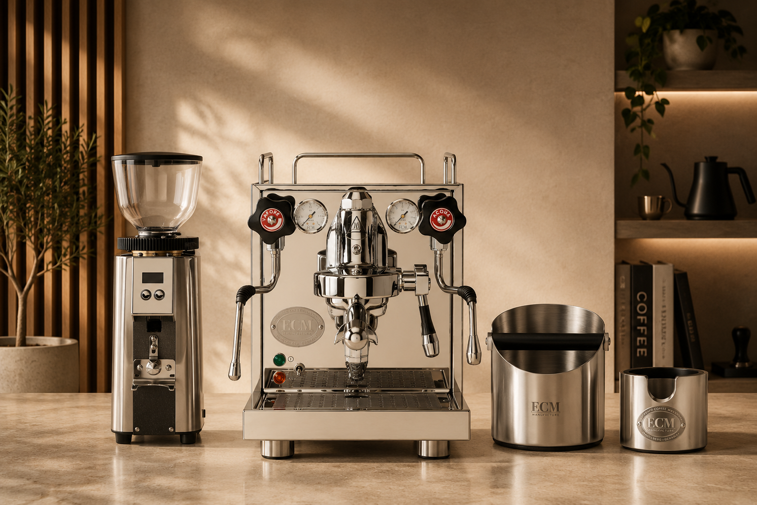 ECM Bundles – Siebträgermaschine & Mühle perfekt kombiniert