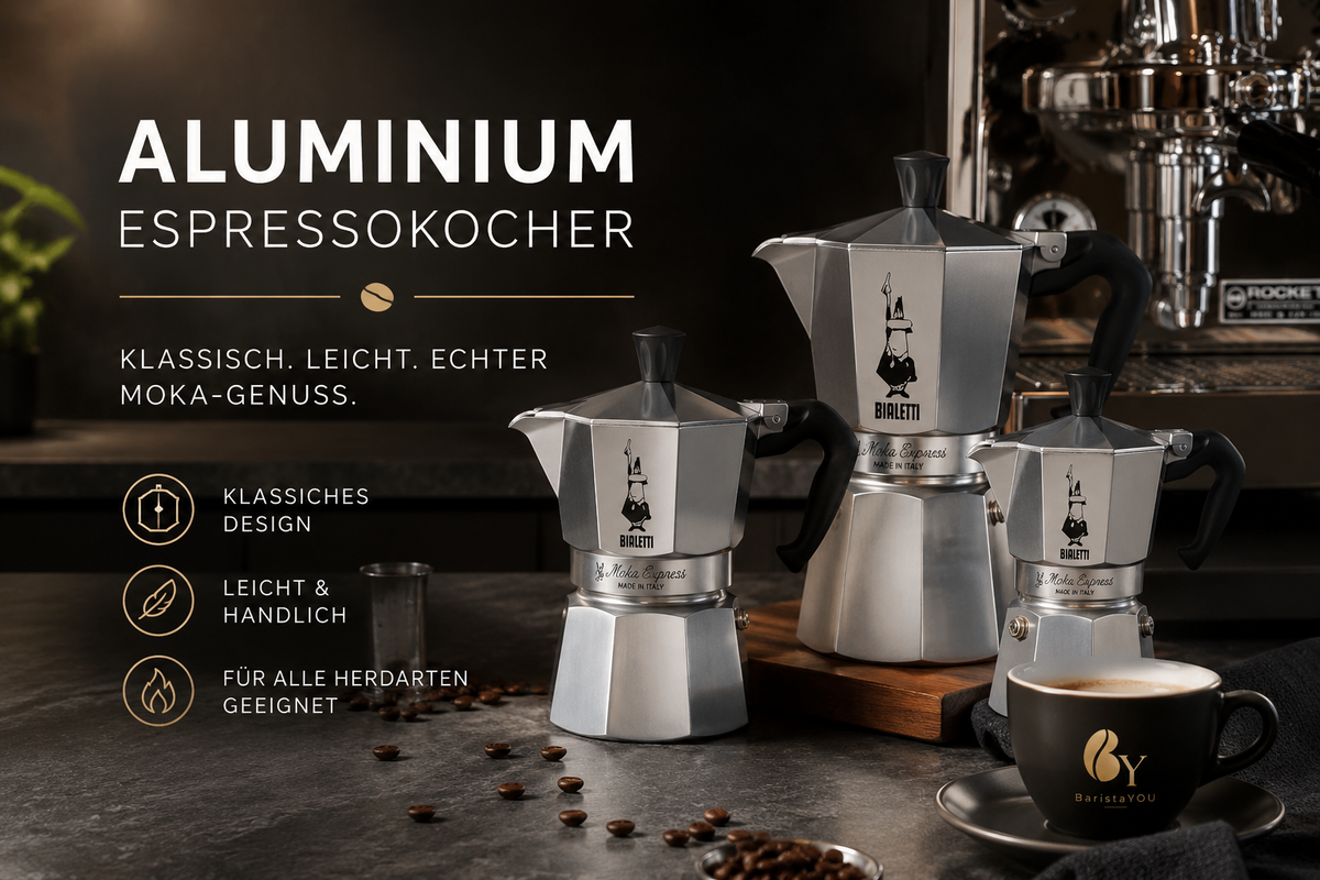 Aluminium-Espressokocher
