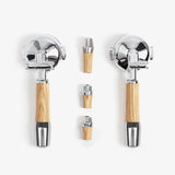 Wiedemann Griffset for ECM machines with oak handles and toggle lever V2.