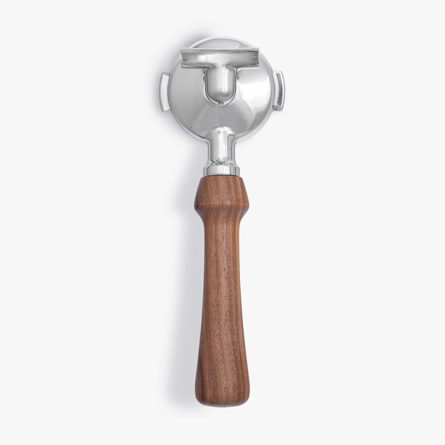 Wiedemann Siebträger 2er Auslauf Refined Nussbaum für Rocket 58 mm