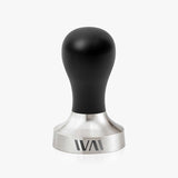 Wiedemann Präzisionstamper Schwarz 58mm, ergonomic stainless steel design for espresso machines.