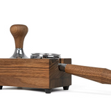 Tamping Station Walnuss Single – Tamper Halter 58 mm