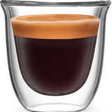 Bialetti Firenze 80 ml Espressogläser aus doppelwandigem Borosilikatglas