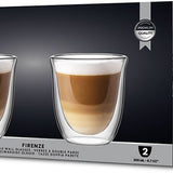 Bialetti Firenze doppelwandige Kaffeegläser 200 ml – 2er-Set in Originalverpackung