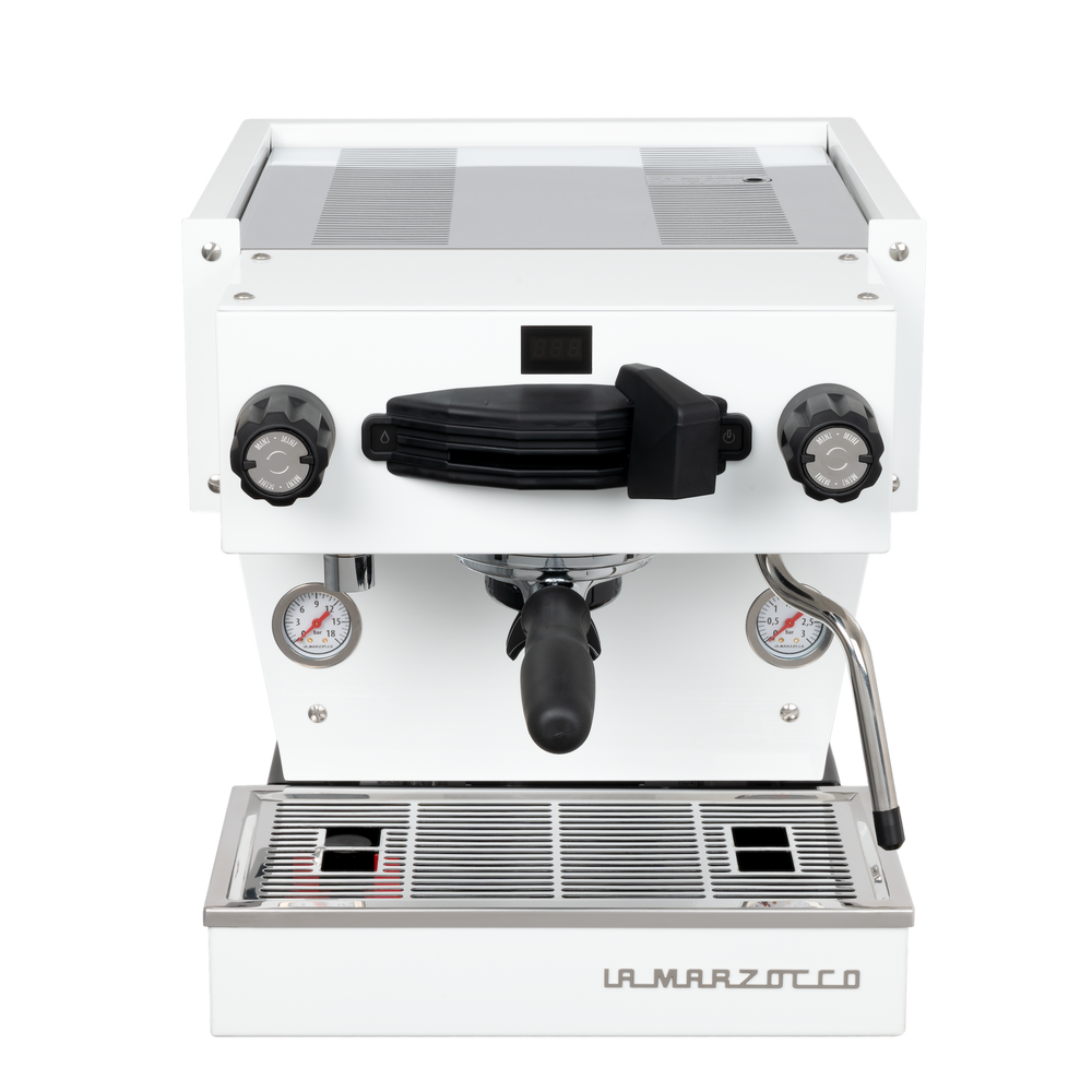 La Marzocco Linea Mini R avec balance – Set de précision des recettes Blanc