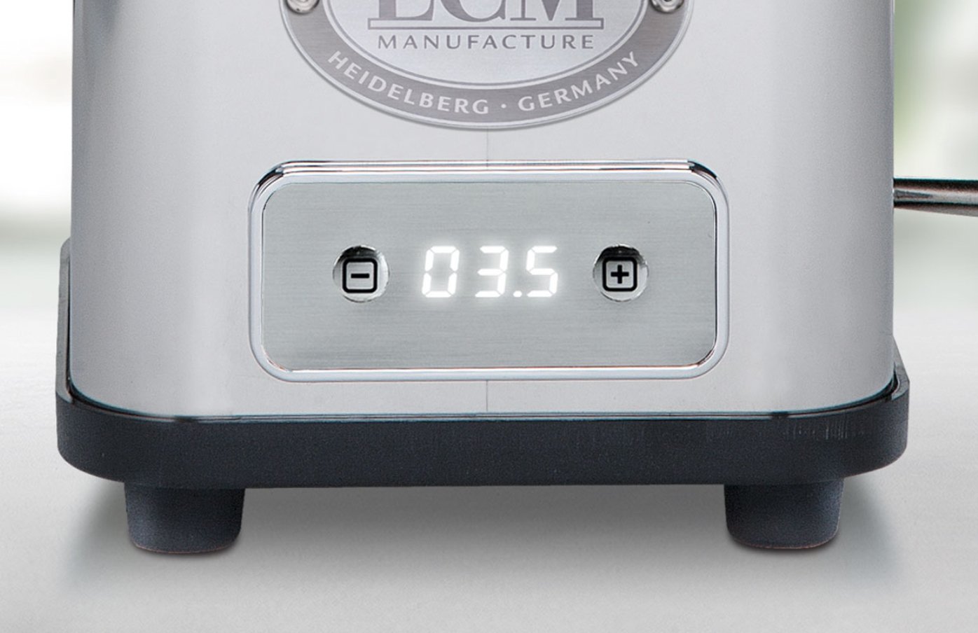 ECM S-Automatik 64 Espressomühle Detailansicht Bedienung