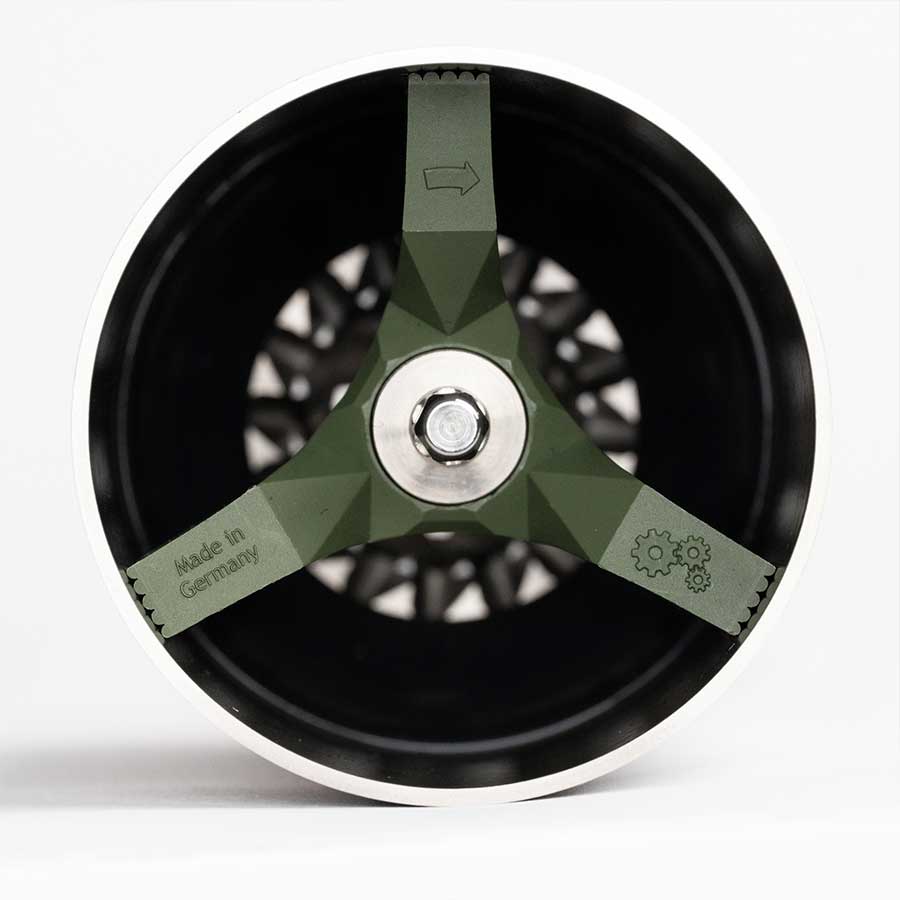 Comandante C40 LAB Series Tigershark Detailansicht Mahlwerk