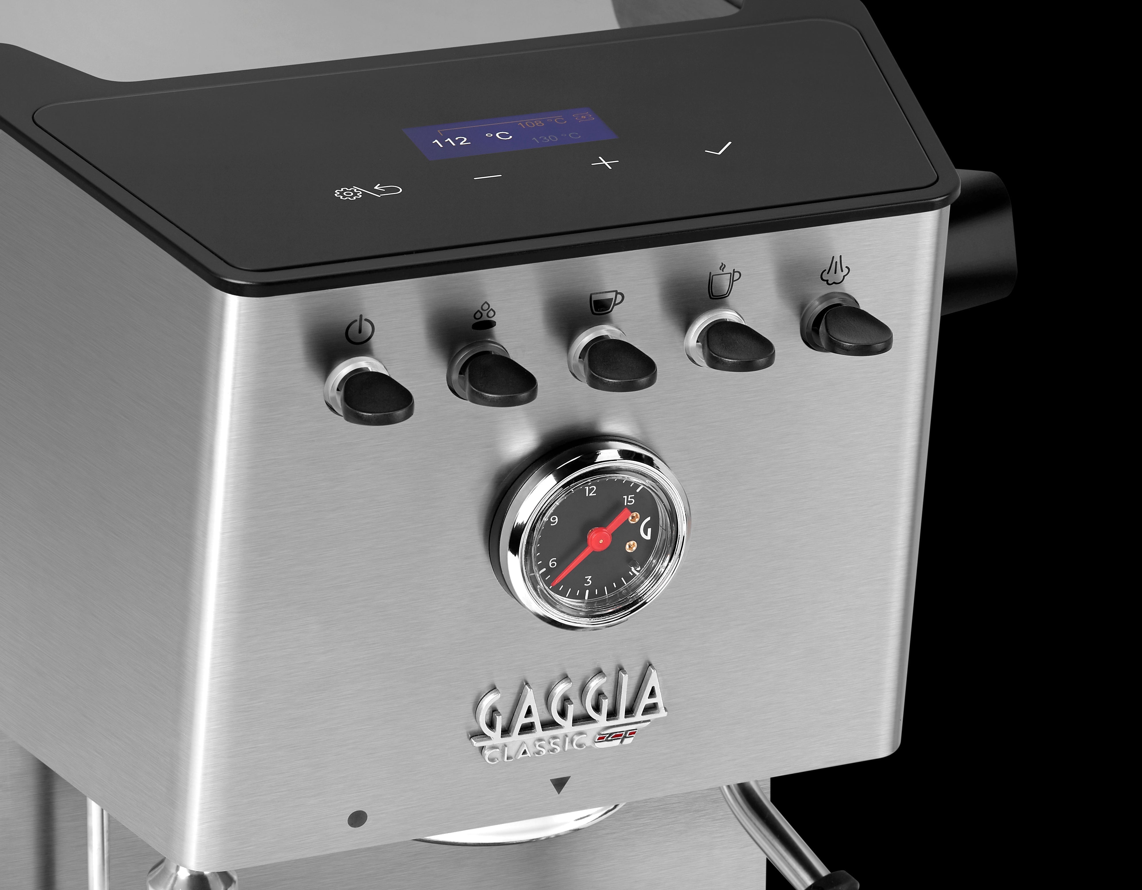 Gaggia Classic GT Detailansicht Bedientasten