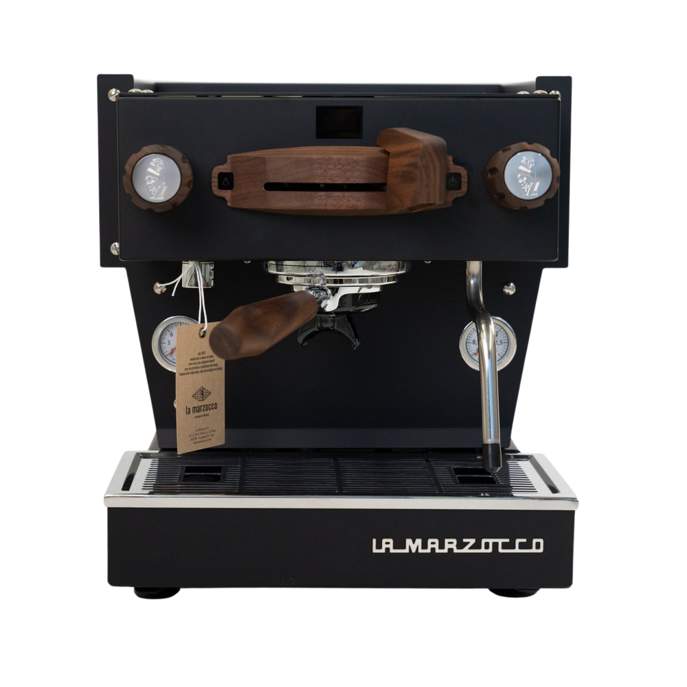 La Marzocco Linea Mini R Noire - Pack avec transformation Walnut, Pico et balance Brew by Weight