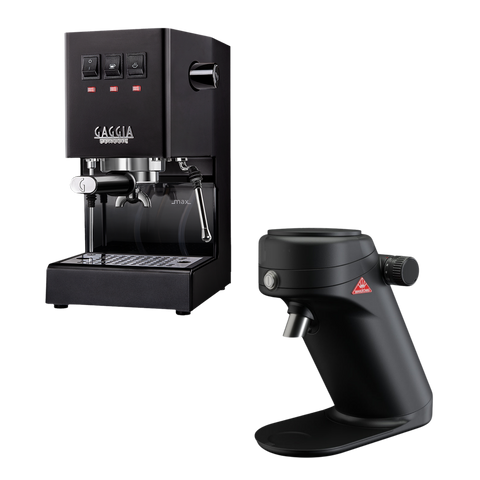 Gaggia Classic Evo Pro E24 Black + Mahlkönig X64 SD Black Bundle