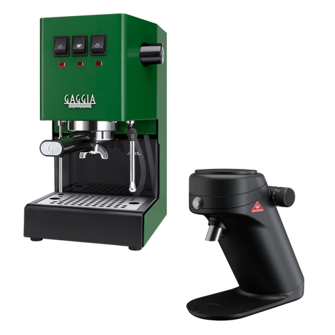 Gaggia Classic Evo Pro E24 Grün + Mahlkönig X64 SD Schwarz Bundle