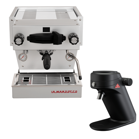 La Marzocco Linea Mini R Grey & Mahlkönig X64 SD Schwarz – Premium Espresso Bundle