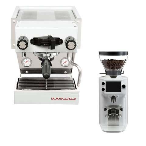 La Marzocco Linea Micra Weiß & Mahlkönig E64 WS Weiß – Premium Espresso Bundle
