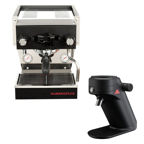 La Marzocco Linea Micra Schwarz & Mahlkönig X64 SD Schwarz – Premium Espresso Bundle