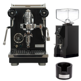Profitec Pro 400 Schwarz & Eureka Specialità 15BL Schwarz – Bundle mit Tamperstation