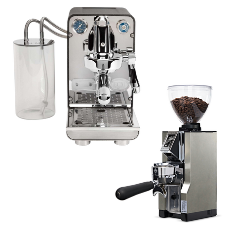 ECM Puristika & Eureka Libra 65 AP Chrom – Espresso Bundle
