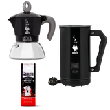 Bialetti Cappuccino Bundle – Moka Induction, Aufschäumer & Kaffee