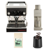 La Marzocco Linea Micra Schwarz & Varia VS4 Sand Bundle