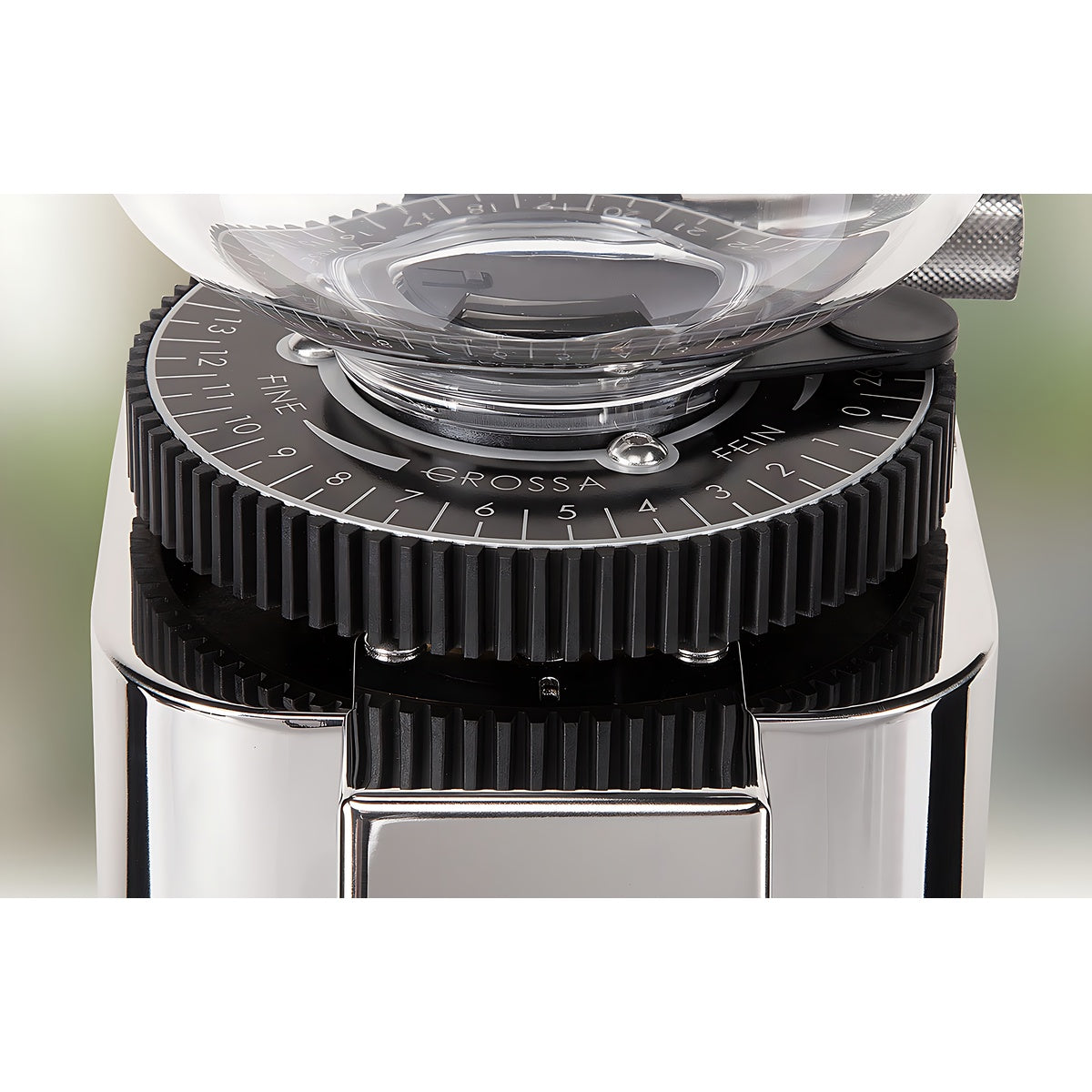 ECM C-Automatik 54 Detailansicht Mahlgradskala