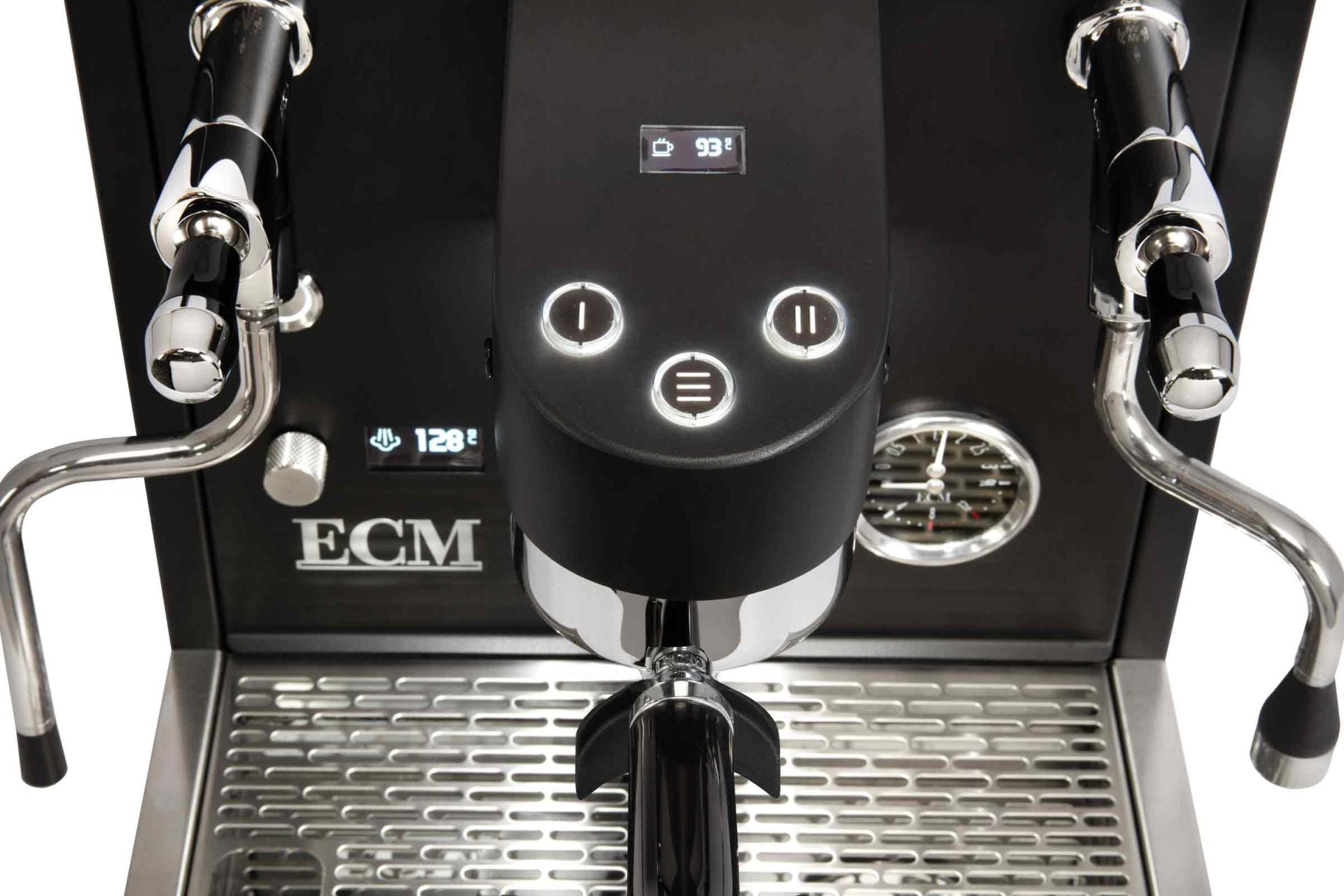 ECM Estetika Espressomaschine Detailansicht Brühgruppe