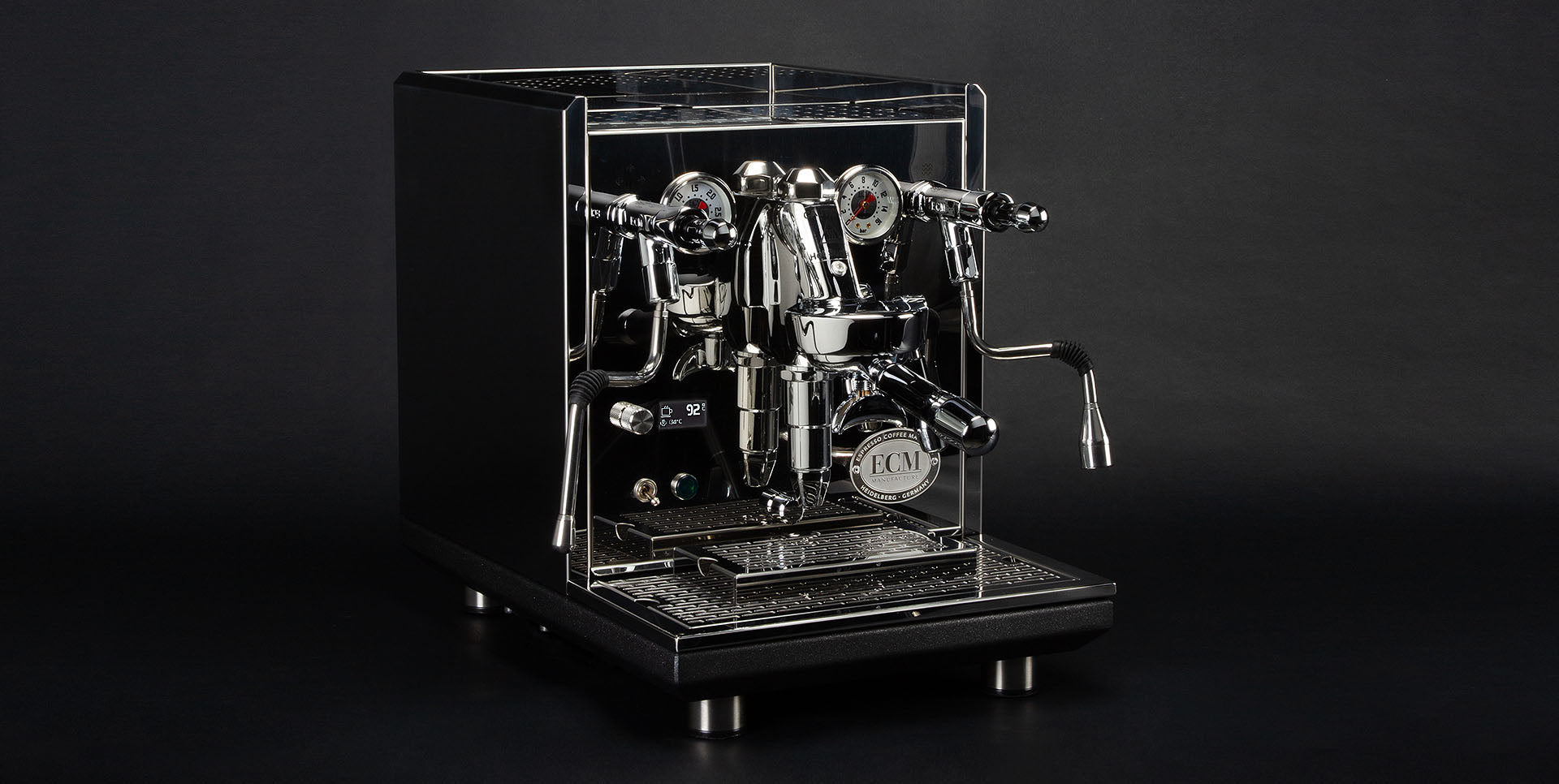 ECM Synchronika II Espressomaschine in Küchenumgebung