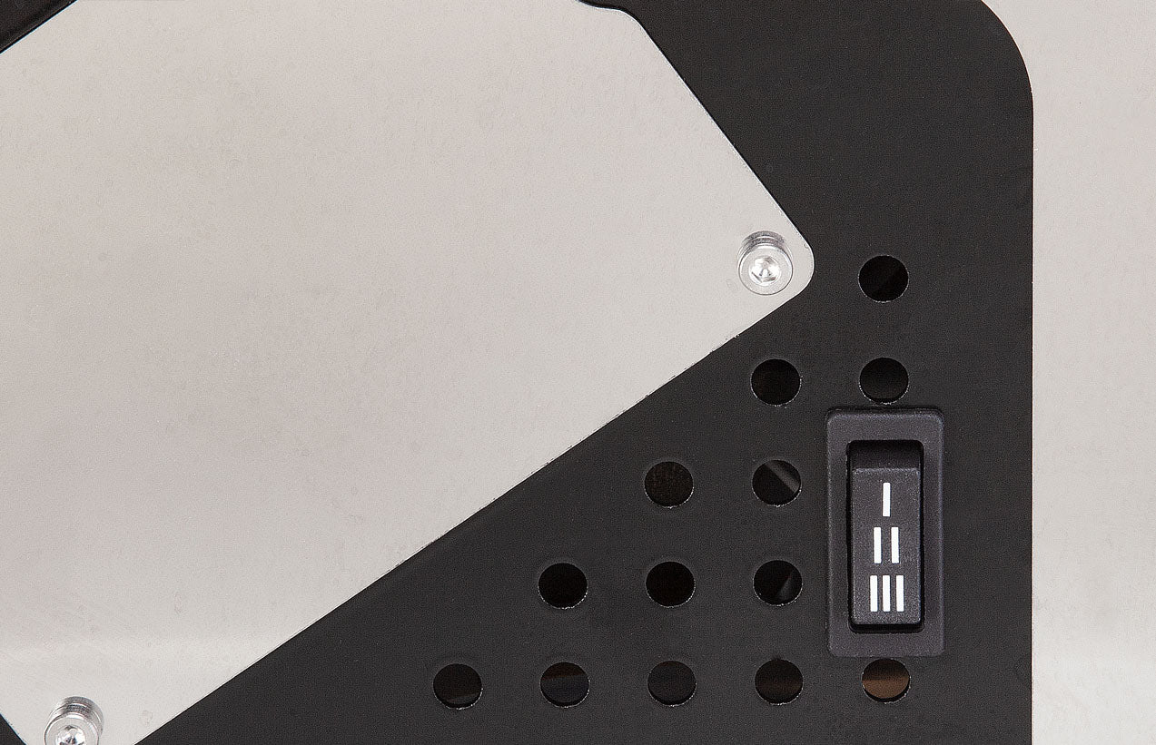 ECM Mechanika VI Slim PID Detailansicht Schalter