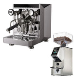 Rocket Giotto R Fast Heat Bundle mit Eureka Mignon Smart Chrom
