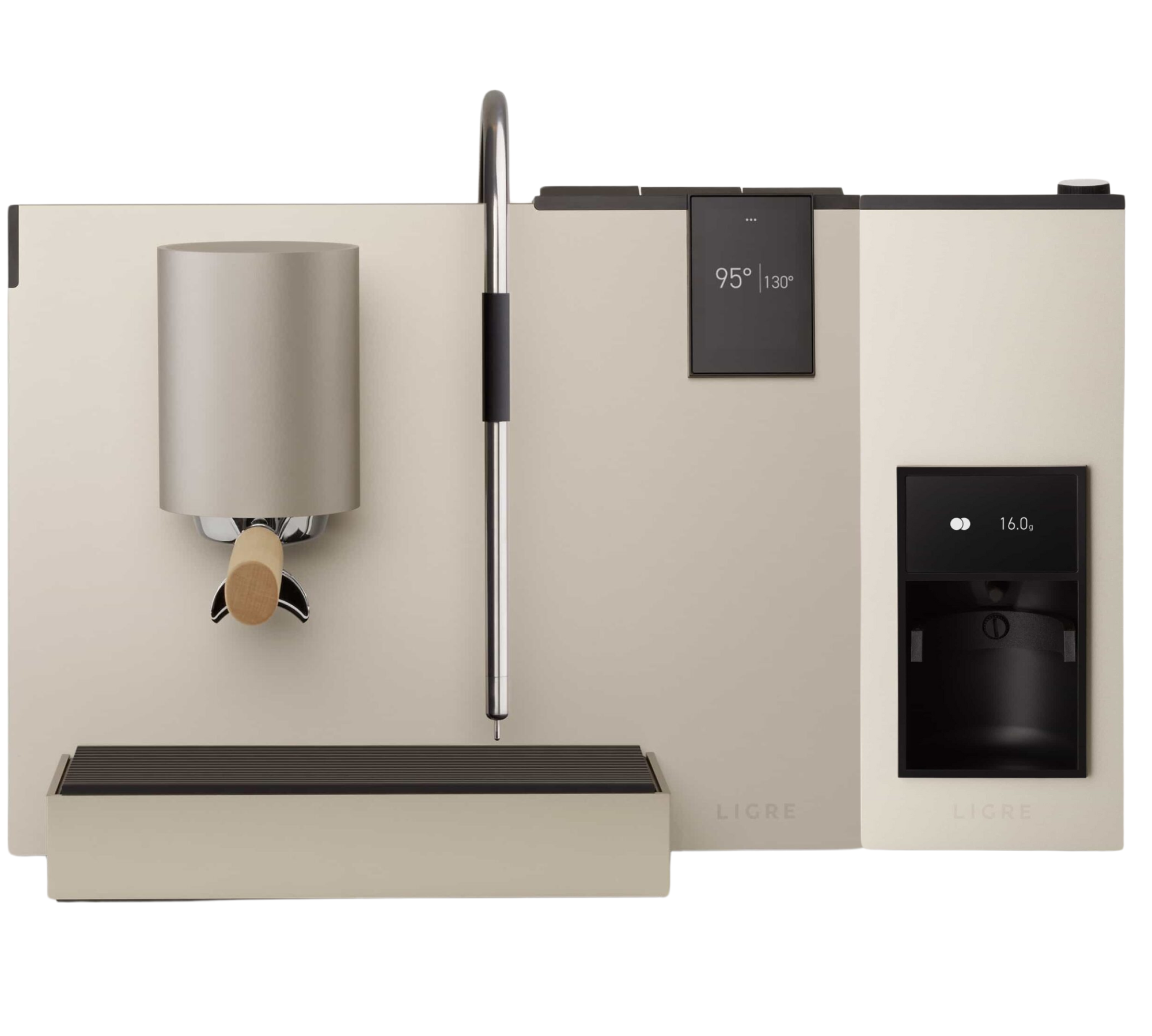 LIGRE Youn und Siji Set Silver-Beige