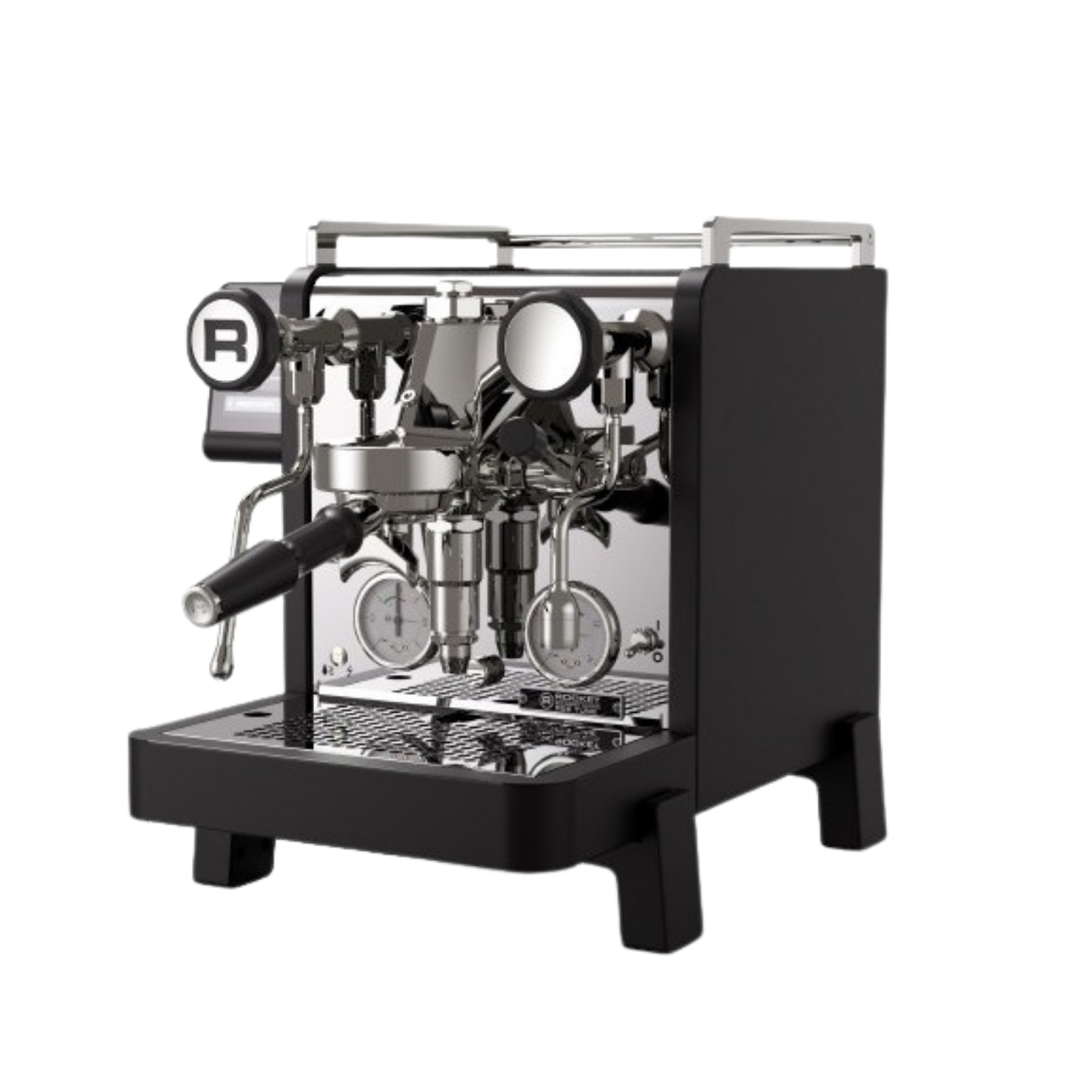 Rocket R58 Tune Schwarz Espressomaschine Frontalansicht
