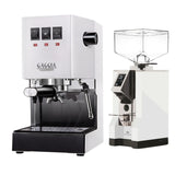 Bundle Gaggia EVO Pro E24 Weiß mit Eureka Specialita Weiß