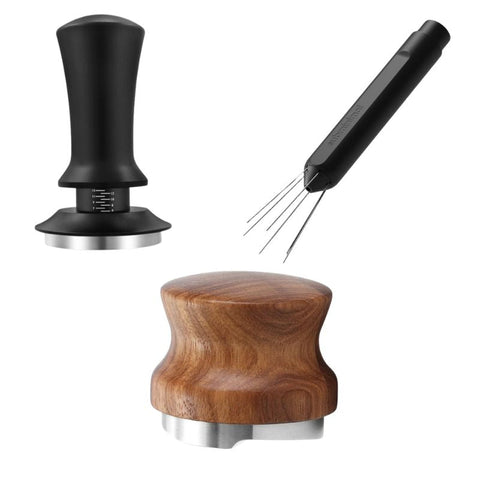 BaristaYOU Essentials Set - Outil WDT, répartiteur et tamper