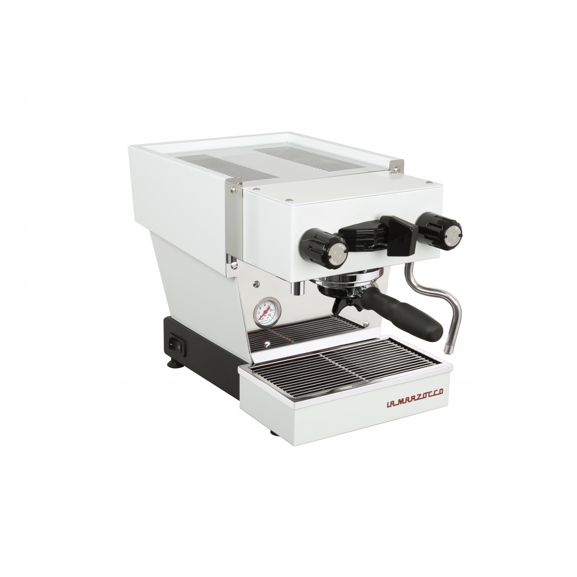 La Marzocco Linea Micra in Weiß kompakte Dual-Boiler Espressomaschine