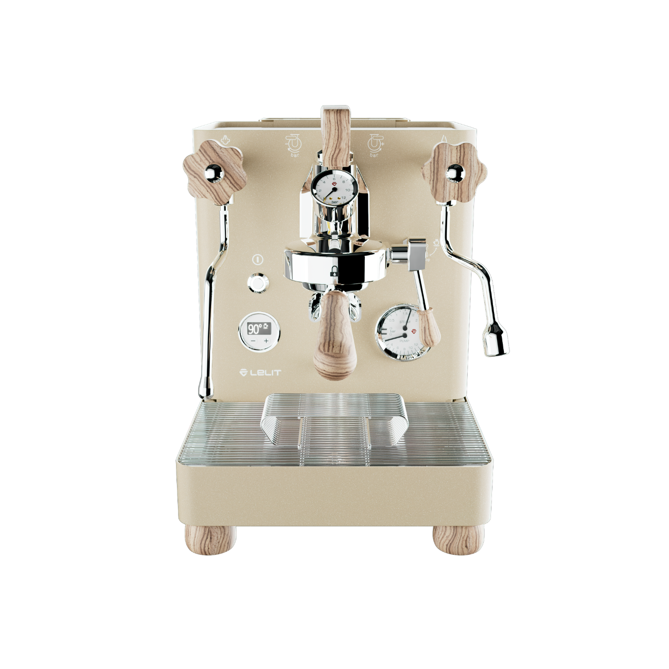 Lelit Bianca V3 Gold Espressomaschine Frontalansicht