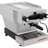 La Marzocco Linea Mini R in Grau Dreiviertelansicht von vorne