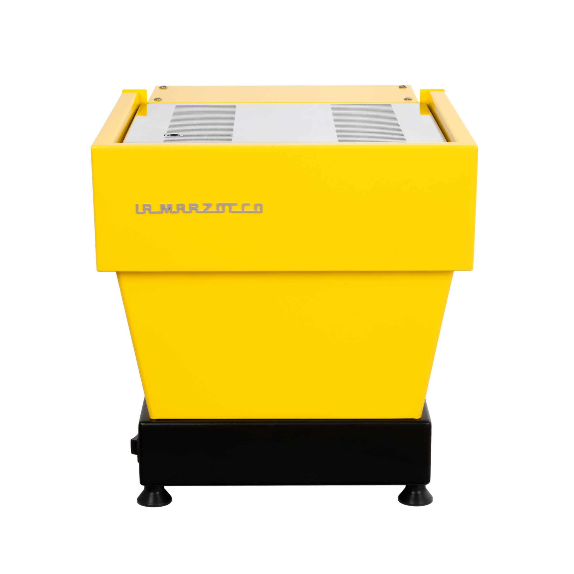 La Marzocco Linea Mini R in Gelb Rückansicht