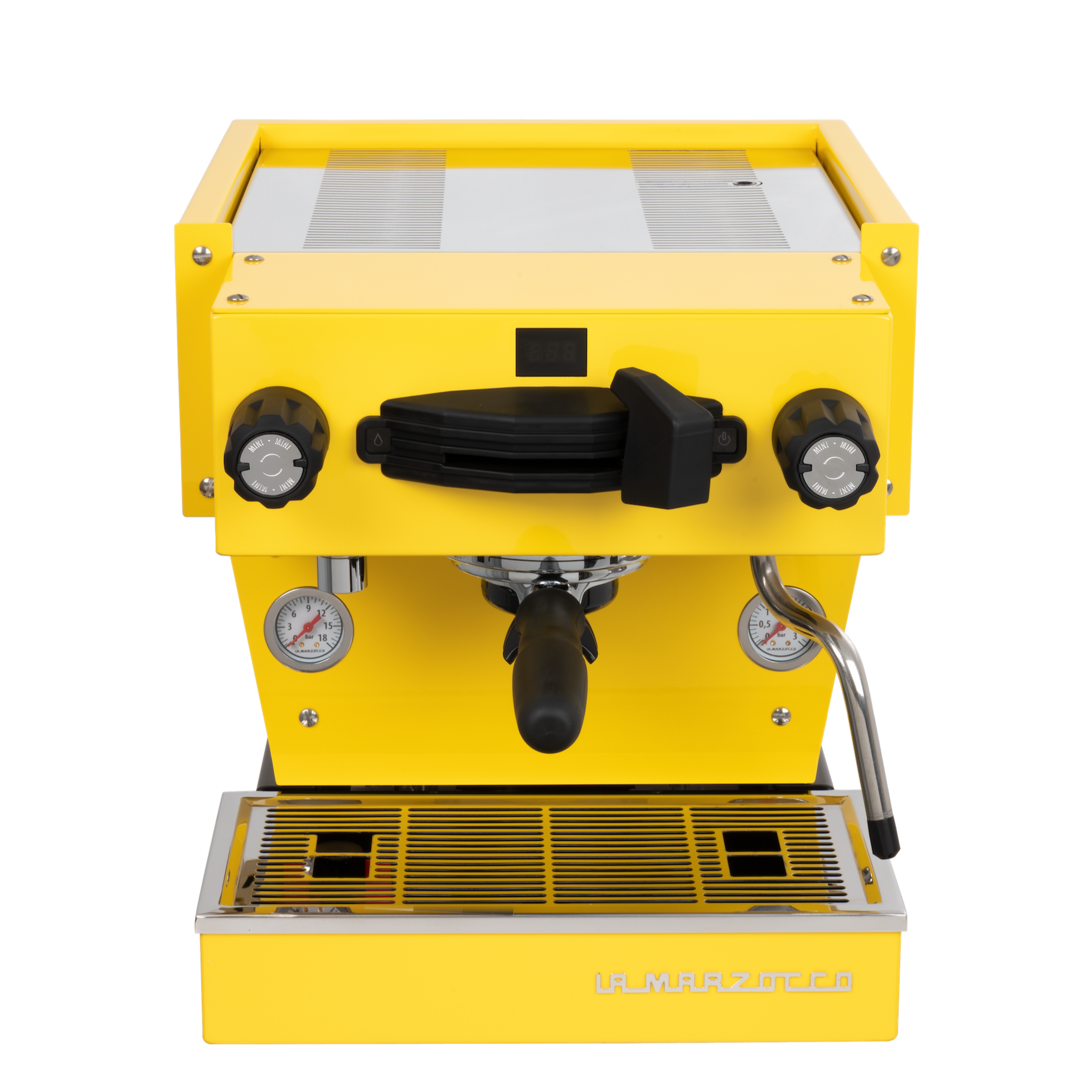 La Marzocco Linea Mini R in Gelb Frontansicht