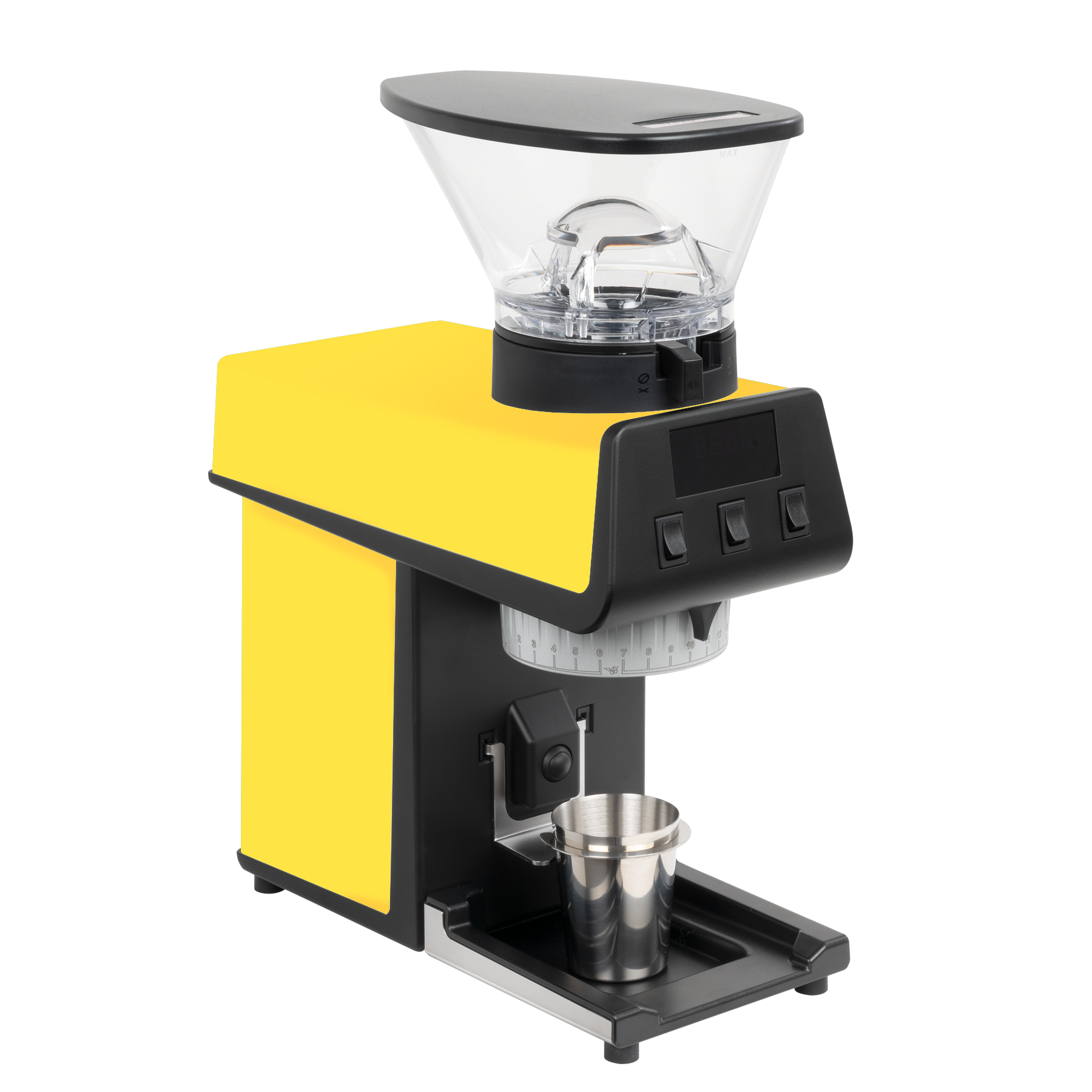 La Marzocco Pico in Gelb Kaffeemühle