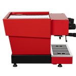 La Marzocco Linea Mini R in Rot Seitenansicht links