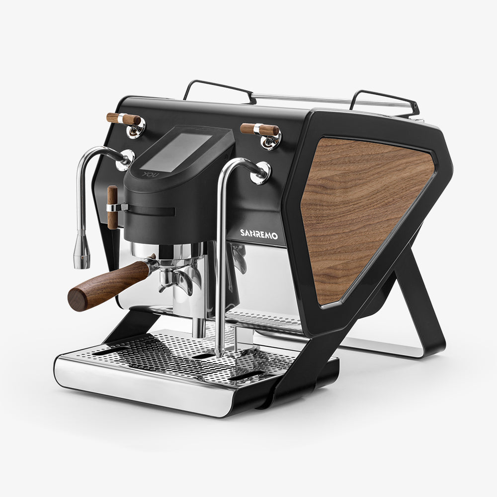 Sanremo YOU Schwarz mit Griffset Nussbaum