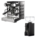 Rocket Appartamento TCA Inox/Schwarz & Eureka Specialità 15BL – Black Classic Set