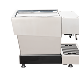 La Marzocco Linea Mini R in Edelstahl Seitenansicht links